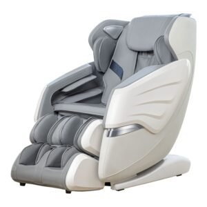 BOSSCARE Brand New Update GR8686 Massage Chairs with AI Voice, App Control SL Track Zero Gravity Full Body Massage Recliner Gray